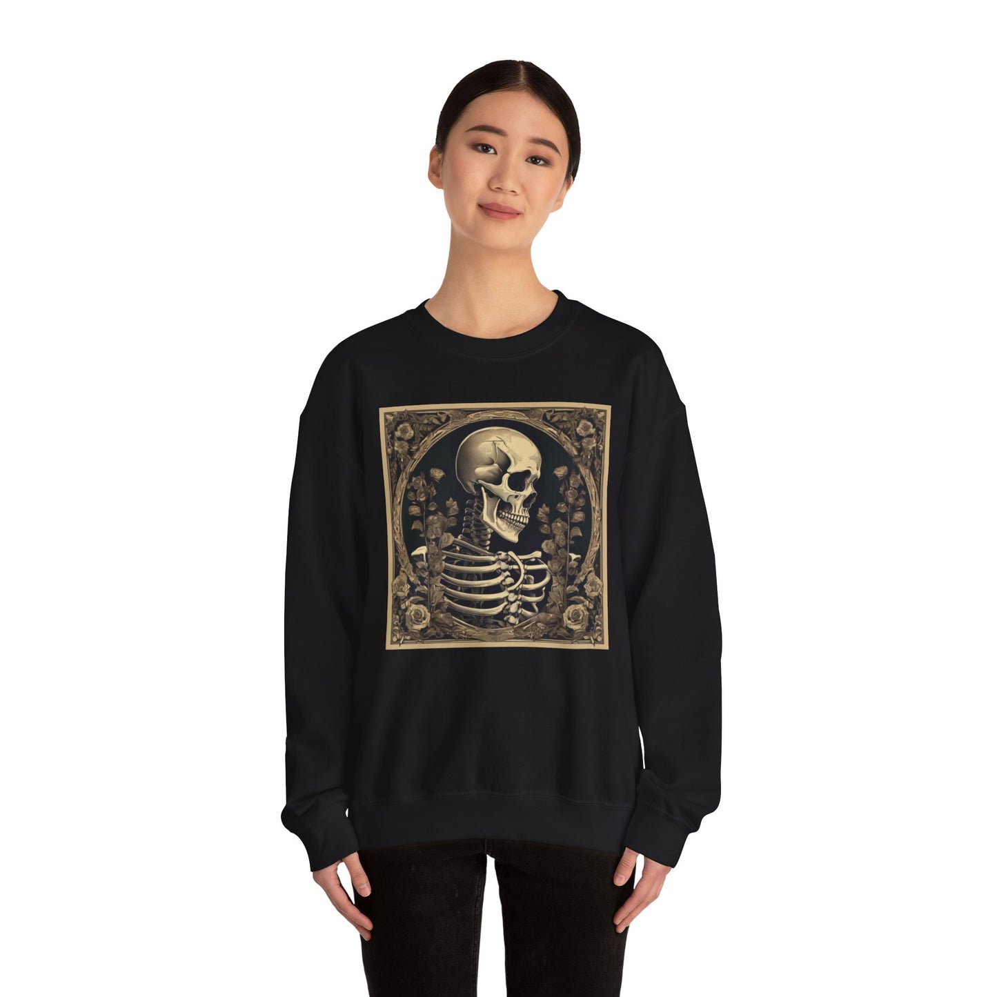 Spooky Season: Skeleton - Unisex Heavy Blend™ Crewneck Sweatshirt