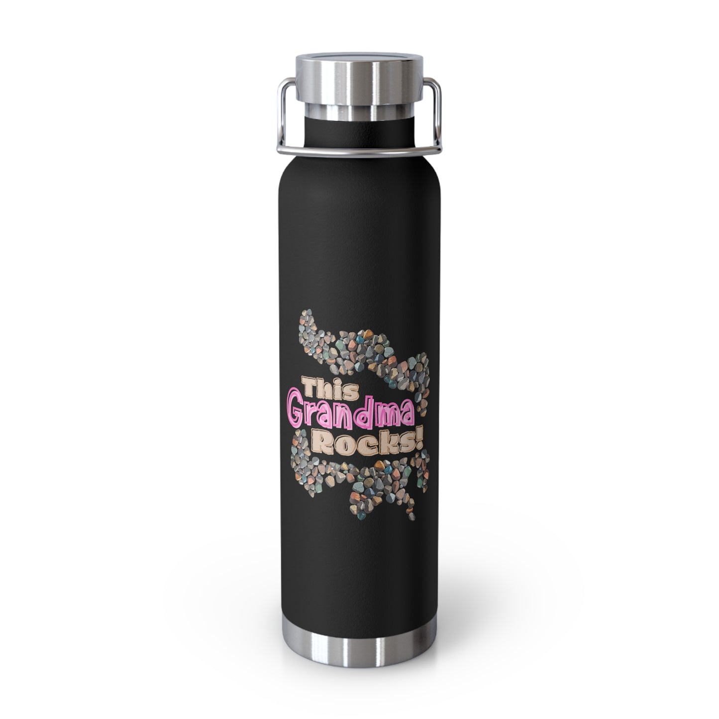 Mother’s Day: This Grandma Rocks - Copper Vacuum Insulated Bottle, 22oz
