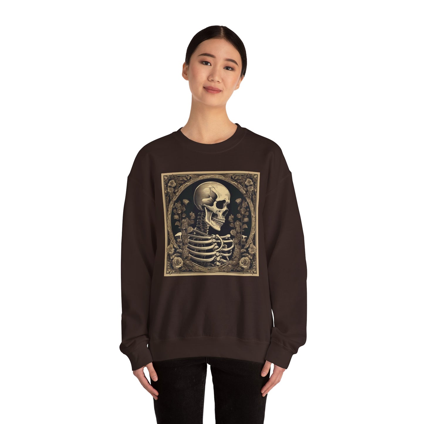 Spooky Season: Skeleton - Unisex Heavy Blend™ Crewneck Sweatshirt