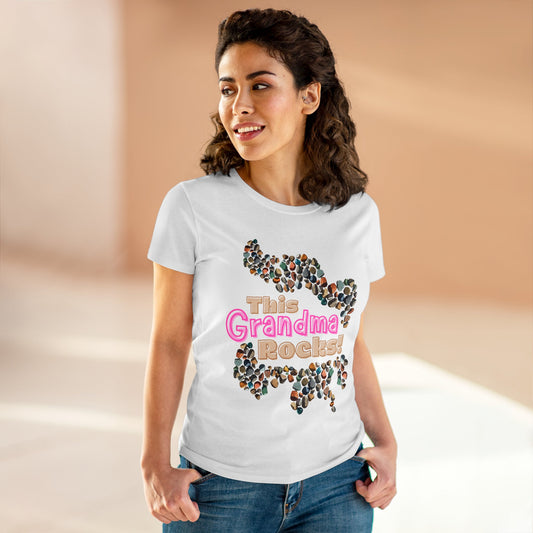 Mother’s Day: This grandma rocks - Women's Midweight Cotton Tee