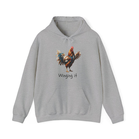 Chicken Squad: Winging it - Unisex Heavy Blend™ Hooded Sweatshirt