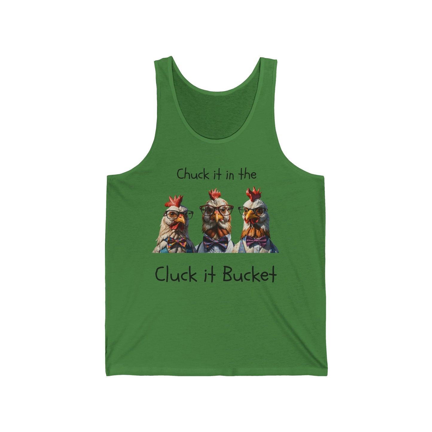 Chicken Squad: Cluck it Bucket - Unisex Jersey Tank