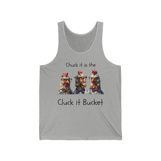 Chicken Squad: Cluck it Bucket - Unisex Jersey Tank