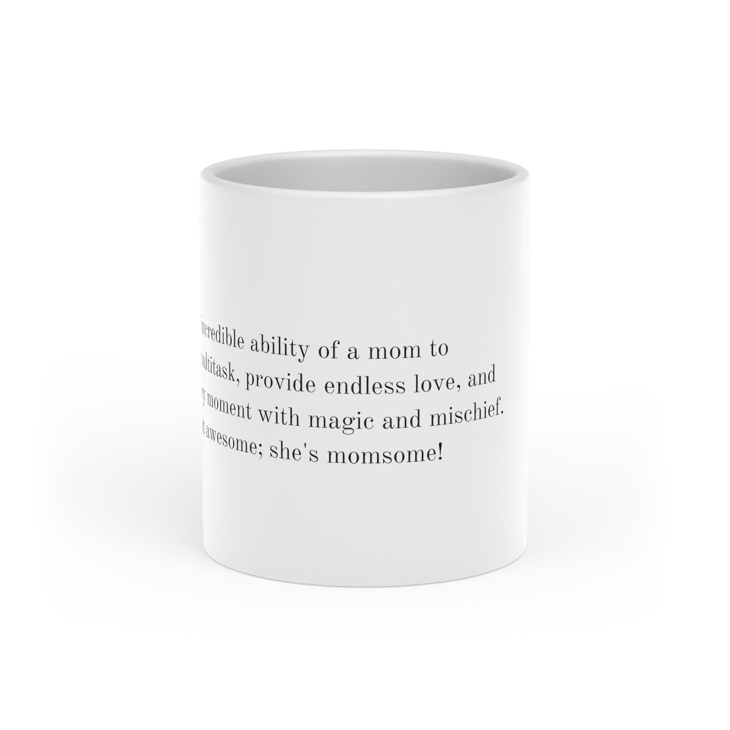 Momsome: Heart-Shaped Mug